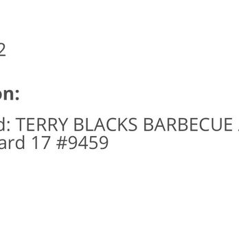 Terry Black's Barbecue - A picture of getting ripped off. - Barbeque Near Me - Austin, Texas Terry Black's Barbecue - A picture of getting ripped off. - Barbeque Near Me - Austin, Texas