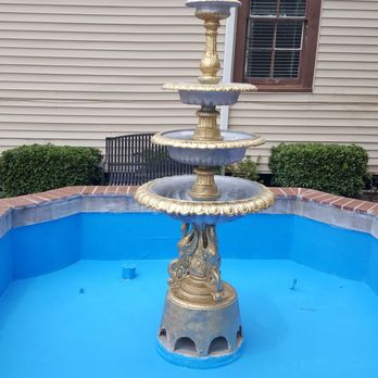 Champ Specialties - Church fountain paint restoration - Lawn Services Near Me - Westwego, Louisiana