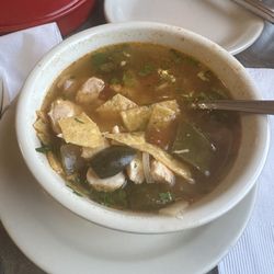 Martinez Restaurant - Tortilla Soup Bowl