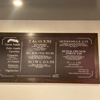 Cinco TacoBar - Menu - Mexican Near Me - Livermore, California