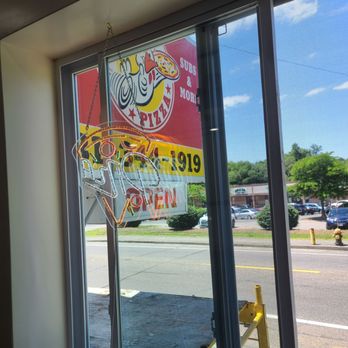 Runner Pizza Stoughton - Exterior sign from New large windows letting in so much natural light making Dining in very appealing - Pizza Near Me - Stoughton, Massachusetts