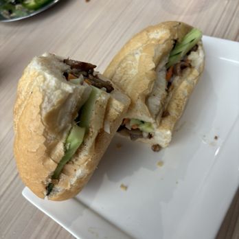 The Pho Spot - My banh mi pork without cilantro and jalapeño - Vietnamese Near Me - Las Vegas, Nevada The Pho Spot - My banh mi pork without cilantro and jalapeño - Vietnamese Near Me - Las Vegas, Nevada