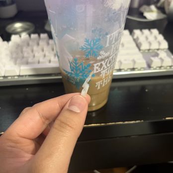 Dutch Bros Coffee - Plastic in my drink - Juice Bars & Smoothies Near Me - Shawnee, Kansas