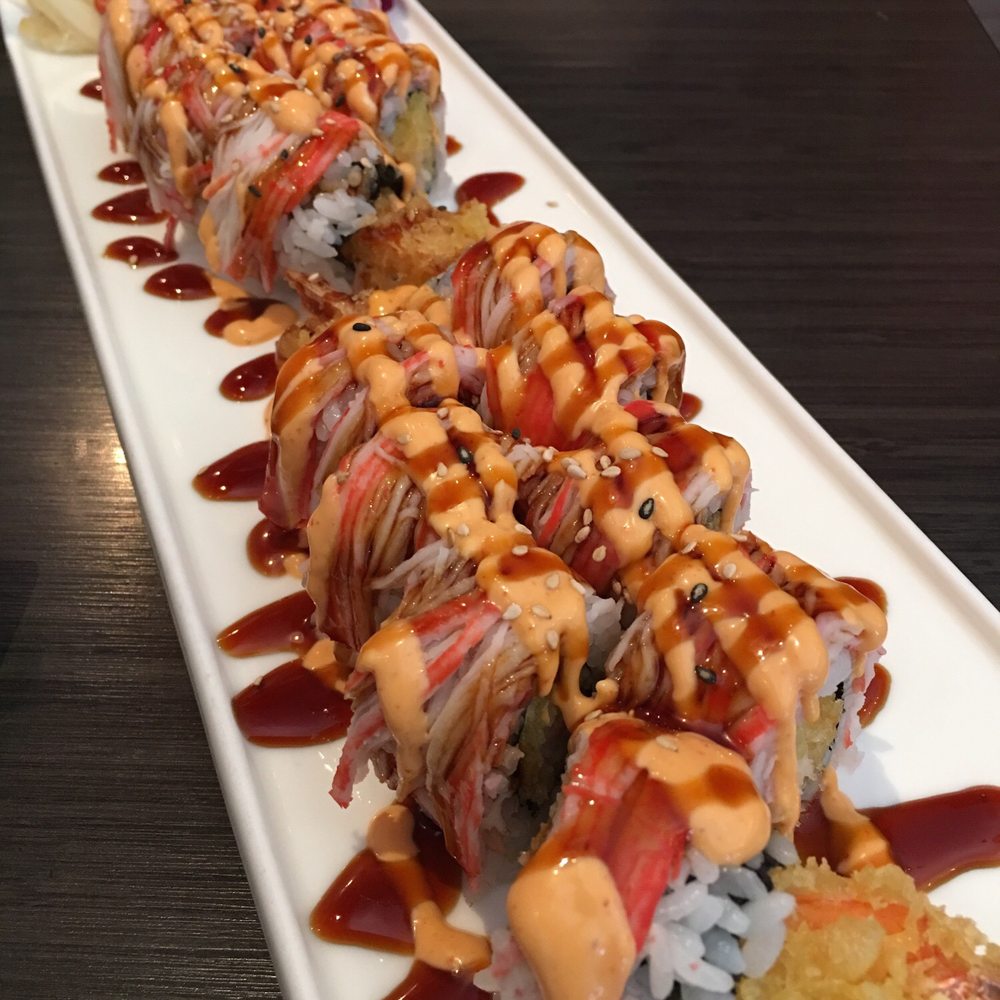 Ginza Sushi - Shaggy Dog Roll!!!!! Yummy - Japanese Near Me - Cypress, Texas