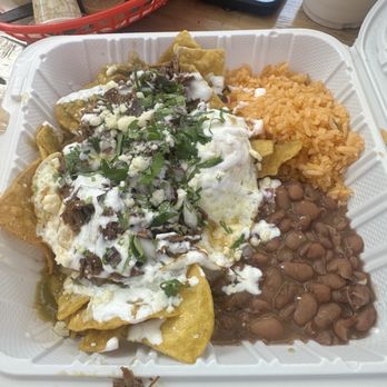 Tacos Don Chai - Chilaquiles verdes with birria - Mexican Near Me - Martinez, California