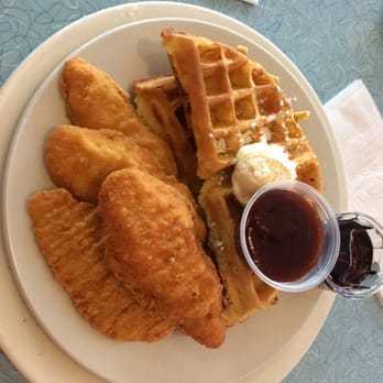 White Palace Grill - Phat Boy. 5 chicken fingers (not good - processed like McDonalds nuggets), a waffle, 2 eggs, 3 turkey sausage links, and grits. - Diners Near Me - Chicago, Illinois White Palace Grill - Phat Boy. 5 chicken fingers (not good - processed like McDonalds nuggets), a waffle, 2 eggs, 3 turkey sausage links, and grits. - Diners Near Me - Chicago, Illinois