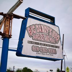 Big Daddy's BBQ - Outdoor sign