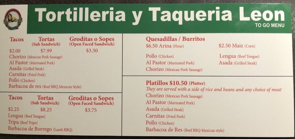 Tortilleria Y Taqueria Leon by null