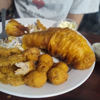 Beckey's Kountry Kitchen - This is just half of the walleye filet! - Southern Near Me - Blissfield, Michigan Beckey's Kountry Kitchen - This is just half of the walleye filet! - Southern Near Me - Blissfield, Michigan