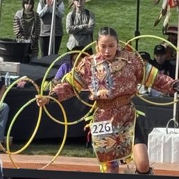 Hoop dancers from a previous visit to Heard museum. World Hoop Dance competition is held here every year. Hoop dancers from a previous visit to Heard museum. World Hoop Dance competition is held here every year.