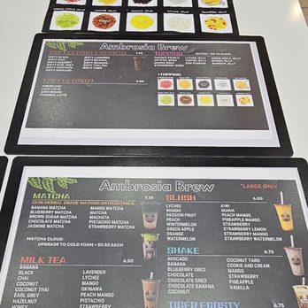 Ambrosia Brew - Menu 2- as of Sept 2026 - Coffee & Tea Near Me - Garden Grove, California Ambrosia Brew - Menu 2- as of Sept 2026 - Coffee & Tea Near Me - Garden Grove, California