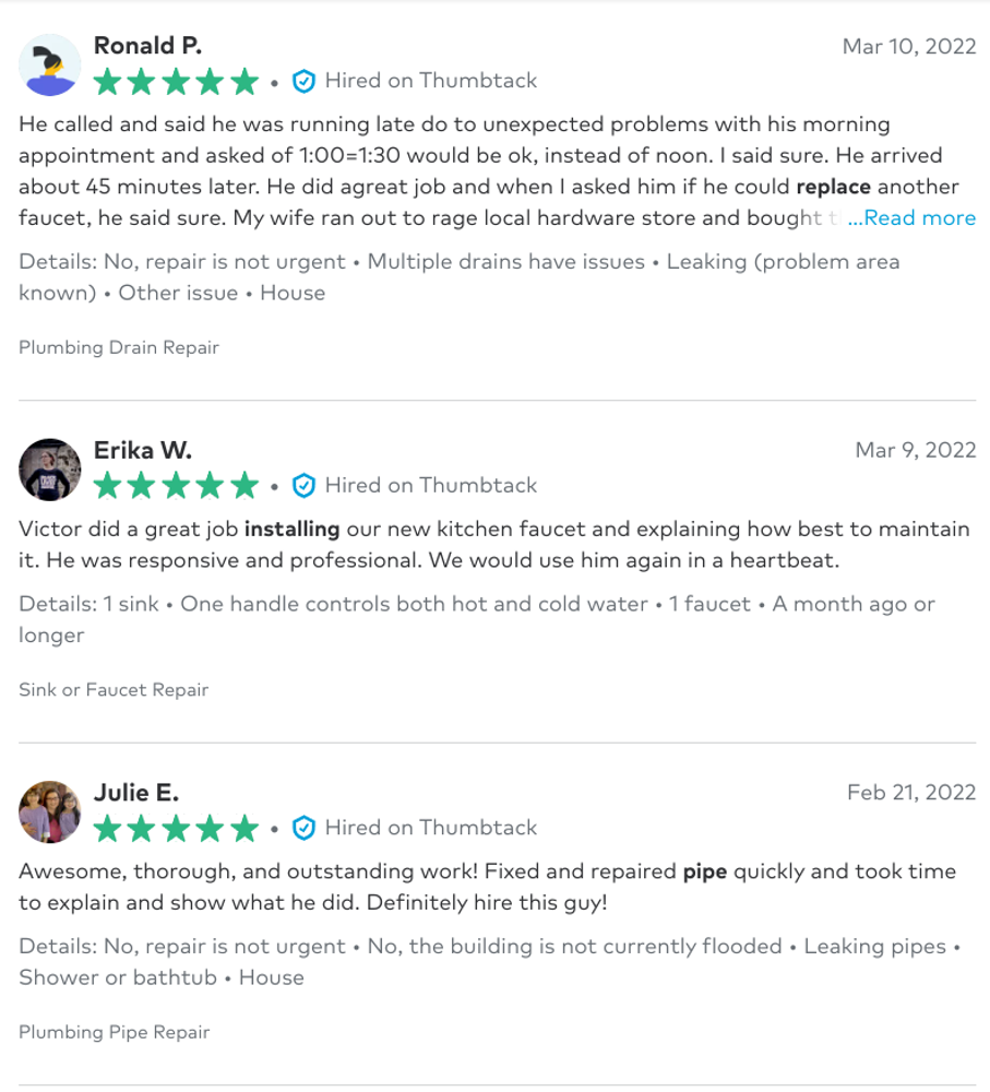 Slide of Exceptional Repairs