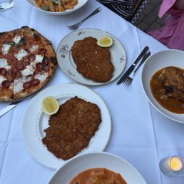 Pizza, CHICKEN CUTLET, RIGATONI A LA VODKA