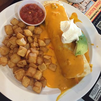 Classen Grill - Colorado burrito (eggs+chicken) $7 - Breakfast & Brunch Near Me - Oklahoma City, Oklahoma