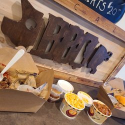 Locale BBQ Post - Brisket. Mac and cheese. Chili. Chicken salad sandwich.