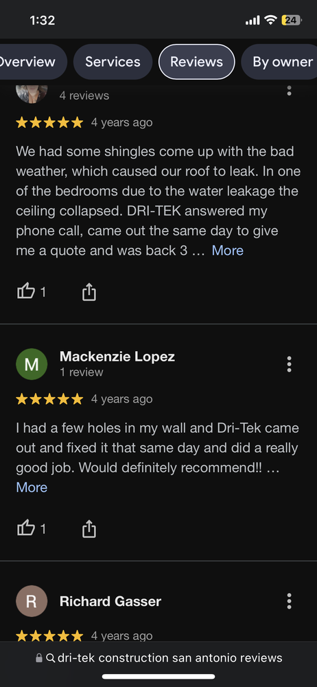 Slide of Dri-Tek Roofing, Drywall & more