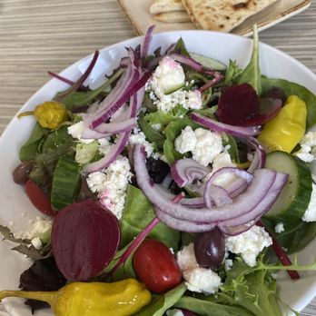 Biscuits And Gravy - Greek salad (no meat) w/pita - Salad Near Me - Clawson, Michigan Biscuits And Gravy - Greek salad (no meat) w/pita - Salad Near Me - Clawson, Michigan