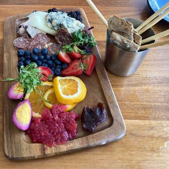 The Tiller Restaurant - We ordered a charcuterie platter, not a fruit plate. - American Near Me - Cape Neddick, Maine The Tiller Restaurant - We ordered a charcuterie platter, not a fruit plate. - American Near Me - Cape Neddick, Maine