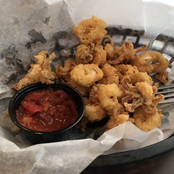 Catch 22 - Fried calamari, or what was left of it... - Seafood Near Me - Chapin, South Carolina
