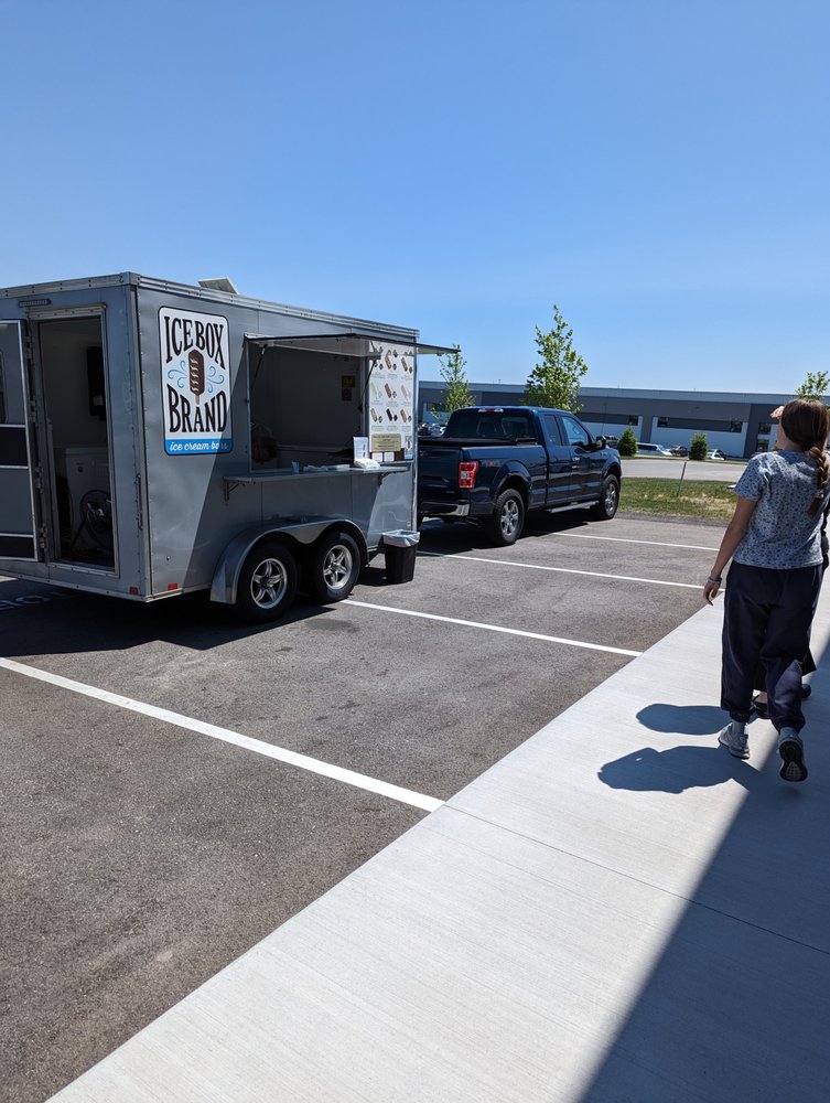 Ice Box Brand Ice Cream Bars Logo