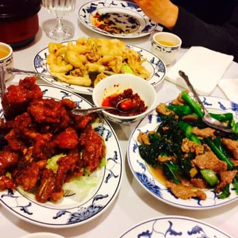 Canton Cooks - Calamari, honey garlic pork ribs, and chinese brocolli with beef! - Cantonese Near Me - Atlanta, Georgia