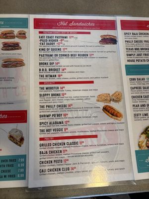 Menu photo 3 Bronx Sandwich Mission Viejo, CA