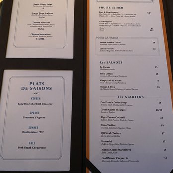 Quality Bistro - Menu 1 - French Near Me - New York, New York Quality Bistro - Menu 1 - French Near Me - New York, New York