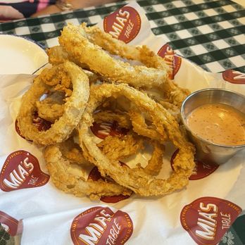 Mia's Table - Onion rings - American Near Me - Katy, Texas