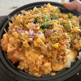 Vegas Poké Co - April 28 order... the salmon is fresh on the left - Poke Near Me - Las Vegas, Nevada Vegas Poké Co - April 28 order... the salmon is fresh on the left - Poke Near Me - Las Vegas, Nevada