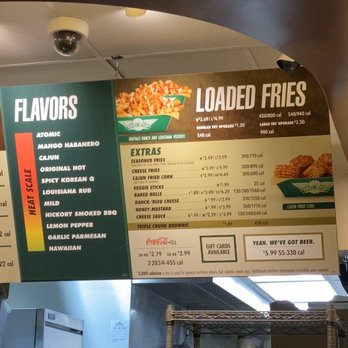 Wingstop - Menu as of January 2020 - Chicken Wings Near Me - Rosemead, California Wingstop - Menu as of January 2020 - Chicken Wings Near Me - Rosemead, California