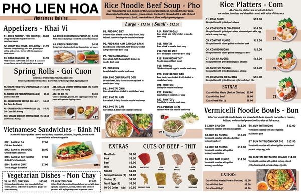 Menu photo 5 Pho Lien Hoa 2 - N Penn Oklahoma City, OK