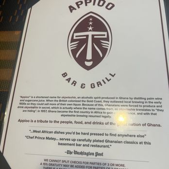 Appioo African Bar & Grill - Bars Near Me - Washington, DC, District of Columbia