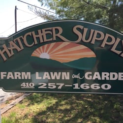 Hatchers Feed & Farm Supply - Sign out front.