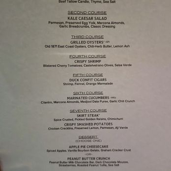 Untitled Supper Club - Tasting menu - - American Near Me - Chicago, Illinois Untitled Supper Club - Tasting menu - - American Near Me - Chicago, Illinois