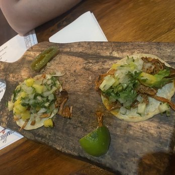 Los Sombreros - Al pastor chicken taco - Mexican Near Me - Mesa, Arizona Los Sombreros - Al pastor chicken taco - Mexican Near Me - Mesa, Arizona