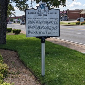Robert Looney Caruthers Historical Marker - Robert Looney Caruthers Historical Marker, Lebanon - Landmarks & Historical Buildings Near Me - Lebanon, Tennessee Robert Looney Caruthers Historical Marker - Robert Looney Caruthers Historical Marker, Lebanon - Landmarks & Historical Buildings Near Me - Lebanon, Tennessee
