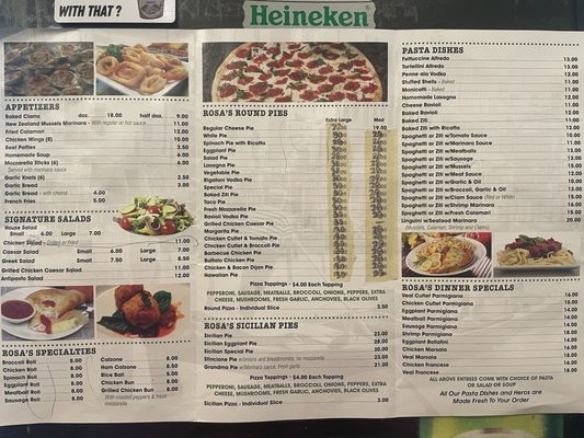 Menu photo 2 Rosa's Pizza Ridgewood, NY