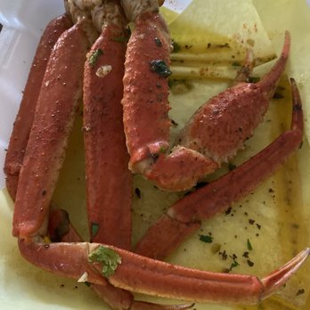 Gyros & Seafood Express - Snow crab legs. 1 cluster $7.99. Pick your seasoning. - Seafood Near Me - Sarasota, Florida