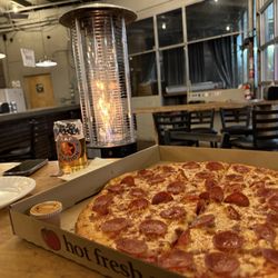 The Tap Station - Sancho's Pizza has personal and full size pizzas as well as a must try Sancho dog!