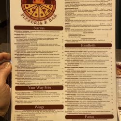1st Class Pizzeria & Bar - Menu