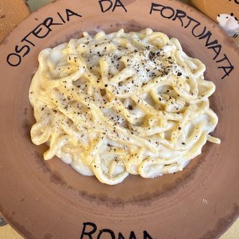 Osteria Da Fortunata - Tagliolini cacio e Pepe - Roman Near Me - Rome, RM Osteria Da Fortunata - Tagliolini cacio e Pepe - Roman Near Me - Rome, RM