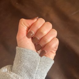 After 4 weeks SNS manicure