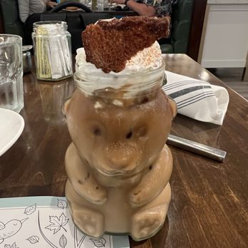 Great Maple - Cinnamon cold brew in a bear mug - Breakfast & Brunch Near Me - Anaheim, California Great Maple - Cinnamon cold brew in a bear mug - Breakfast & Brunch Near Me - Anaheim, California