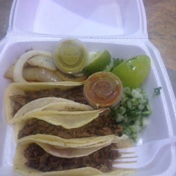 Chevron - 3 beef tacos!!!! Yum yum - Gas Stations Near Me - Dallas, Texas