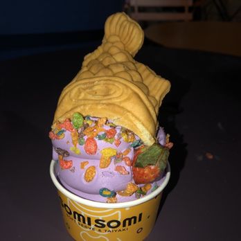 Somisomi - Ube with fruity pebbles - Desserts Near Me - Cupertino, California