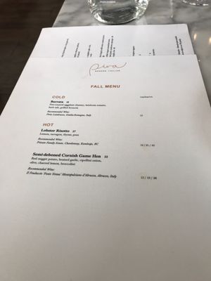 Menu photo 5 Piva Modern Italian New Westminster, BC Menu photo 5 Piva Modern Italian New Westminster, BC