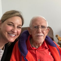Senior Care Authority Carolinas - A satisfied client in his new location with Linda Cale, Senior Care Advisor