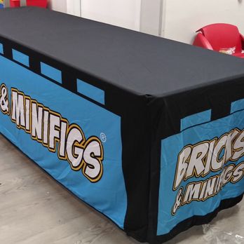 Bricks and Minifigs - New BAM table covers for events - Toy Stores Near Me - Tucson, Arizona Bricks and Minifigs - New BAM table covers for events - Toy Stores Near Me - Tucson, Arizona