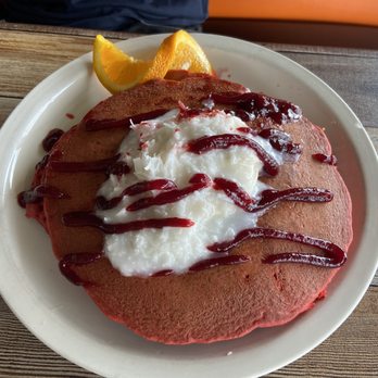 Eggscellent - Red velvet pancakes - Breakfast & Brunch Near Me - Las Vegas, Nevada Eggscellent - Red velvet pancakes - Breakfast & Brunch Near Me - Las Vegas, Nevada