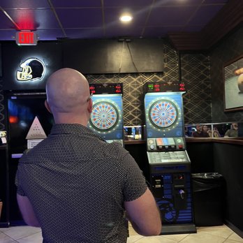Griffs Bar & Billiards - Bro 2 trying to not break the darts machine! - Pool Halls Near Me - Las Vegas, Nevada